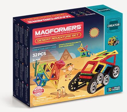 Magformers konstruktionsspielzeug Desert Adventure 32-teilig 